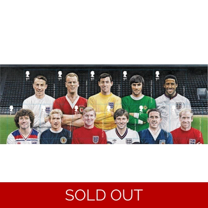 3474 Football Heroes Miniature Sheet 2013